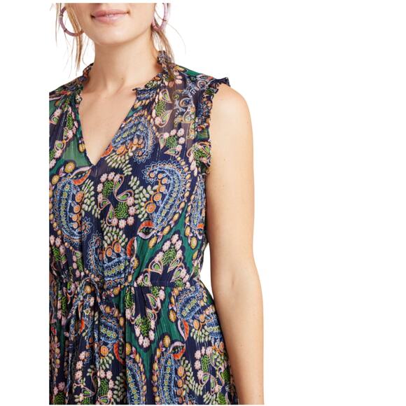 Anthropologie Paisley Midi Dress - Multicolor - Picture 3 of 16